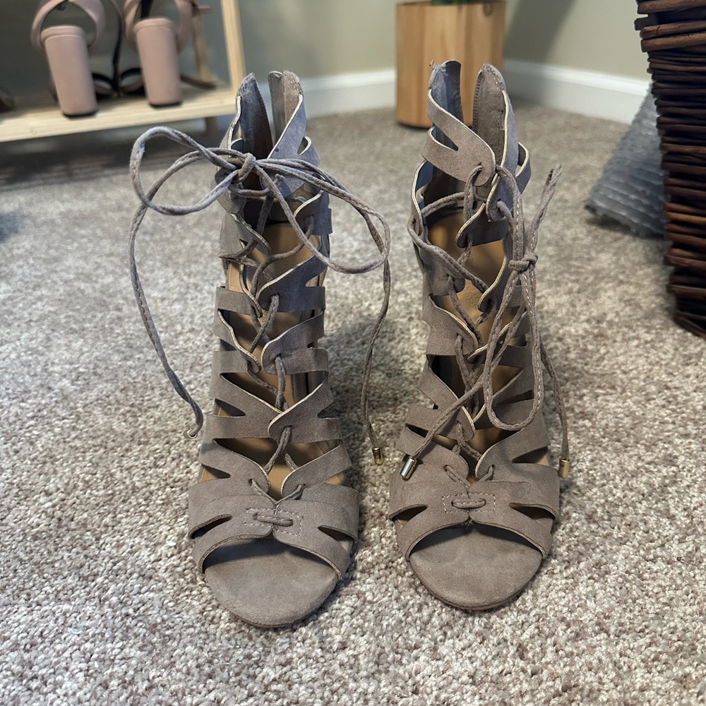 Lace-up Heels
